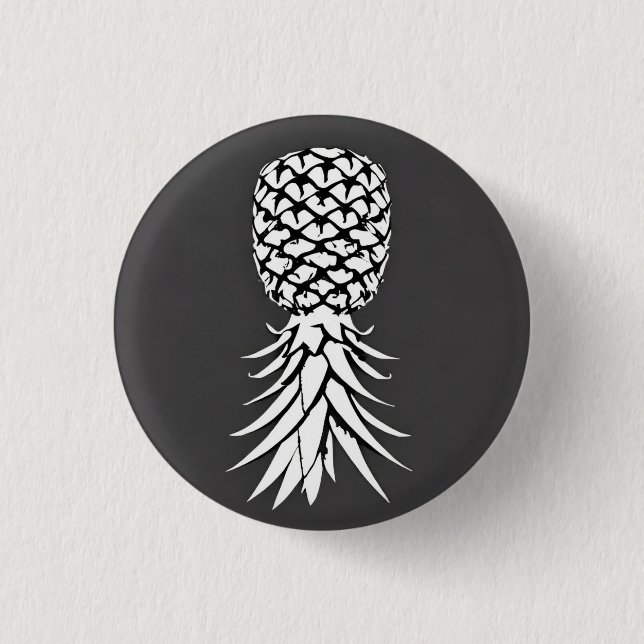 Pineapple 3 Cm Round Badge (Front)