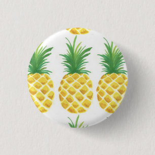 Pineapple 3 Cm Round Badge