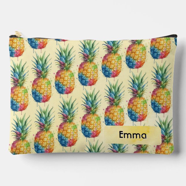 Pineapple Accessory Pouch (Front)