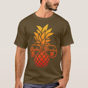 Pineapple Aloha Beaches Hawaii Hawaiian Summer (2) T-Shirt