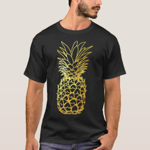 Pineapple Aloha Beaches T Hawaiian Hawaii Bridal T-Shirt