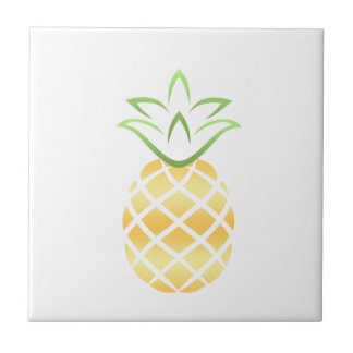 Pineapple Aloha Hawaii! Ceramic Tile