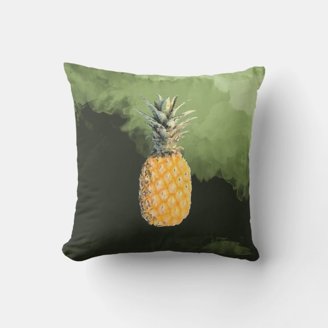 pineapple and bananas outdoor cushion (Front)