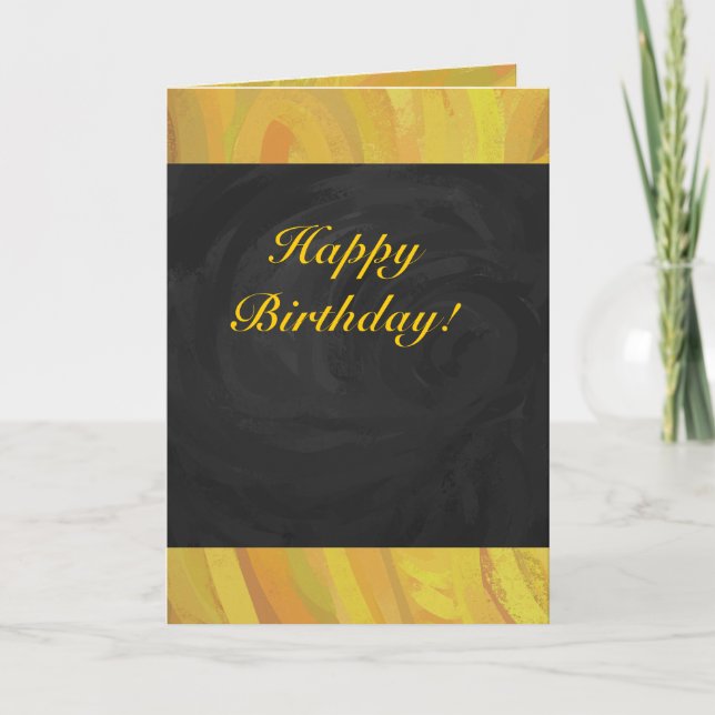 Pineapple and Black Party Card (Front)