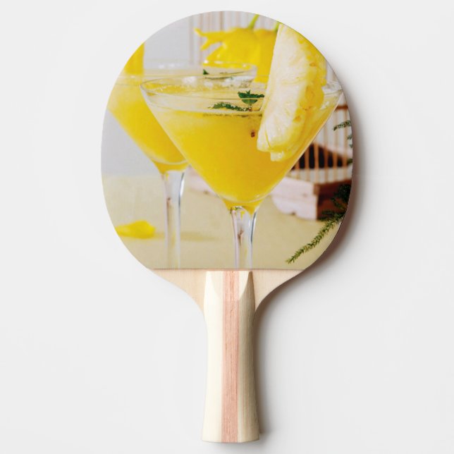 Pineapple and ginger Fresca cocktail Ping Pong Paddle (Front)