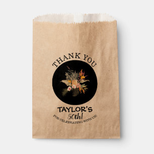 Pineapple and Hibiscus Tropical Hawaiian Favour Bag