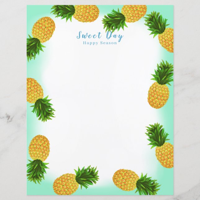 Pineapple Aqua (Front)