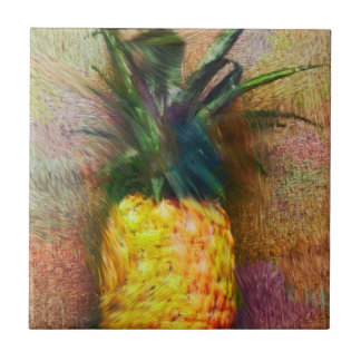 PIneapple Art Ceramic Tile