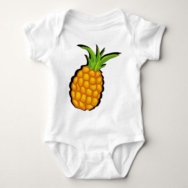 pineapple baby bodysuit (Front)