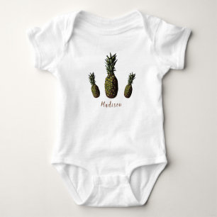 Pineapple Baby Bodysuit - Optional Personalisation