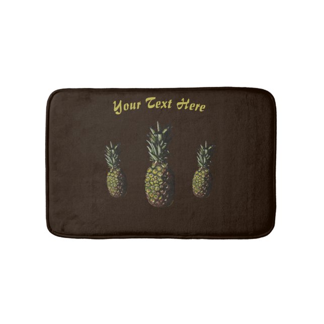 Pineapple Bath Mat (Front)