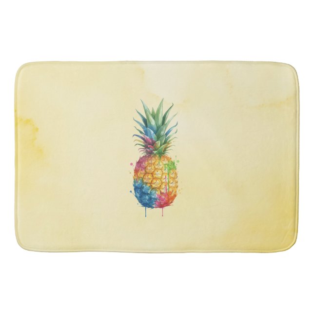Pineapple Bath Mat (Front)