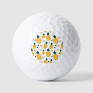 Pineapple Beauty: Hand Drawn Pattern Golf Balls