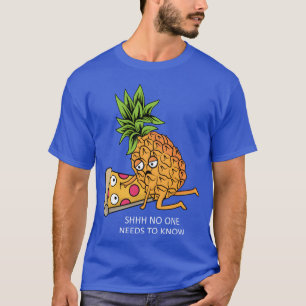 Pineapple Belongs On Pizza Lover Funny Food Pun fu T-Shirt