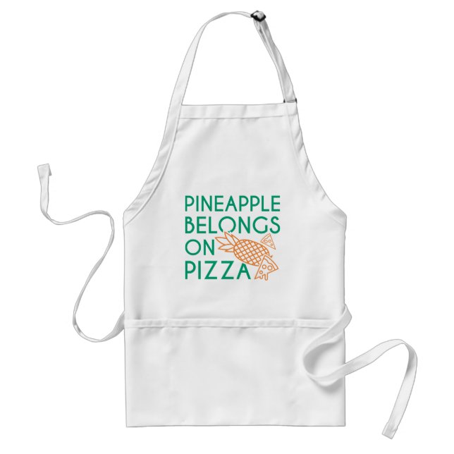 Pineapple Belongs On Pizza Standard Apron (Front)