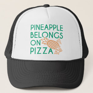 Pineapple Belongs On Pizza Trucker Hat