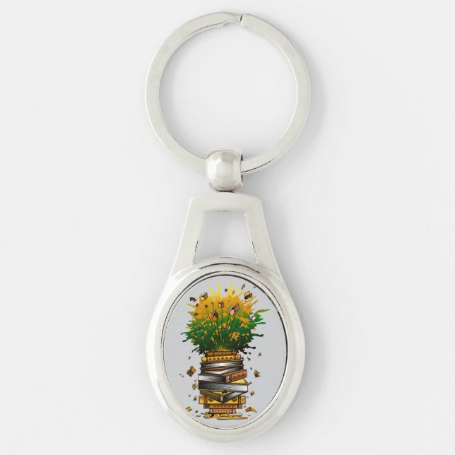 Pineapple Books Key Ring (Front)
