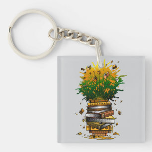 Pineapple Books Key Ring