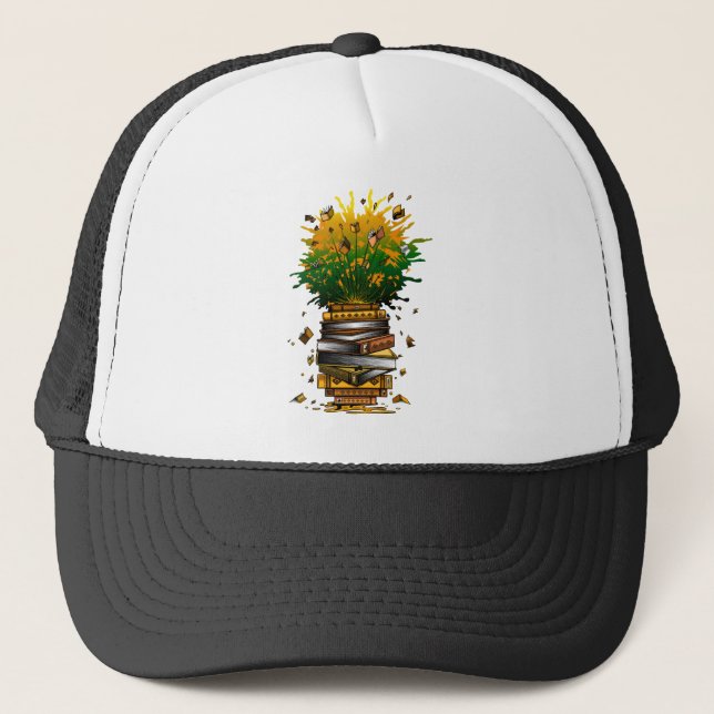 Pineapple Books Trucker Hat (Front)