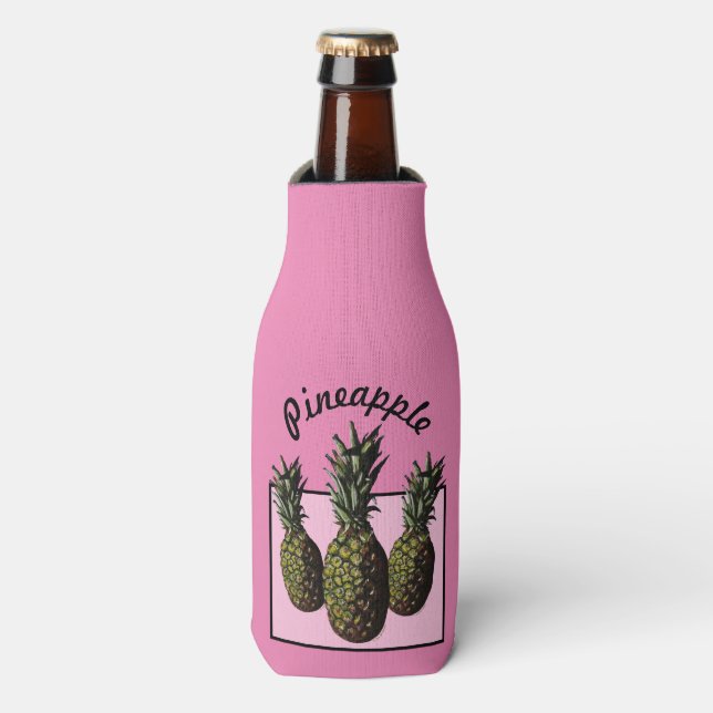 Pineapple Bottle Cooler (Bottle Front)