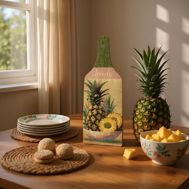Pineapple bowl cutting board (Creator Uploaded)