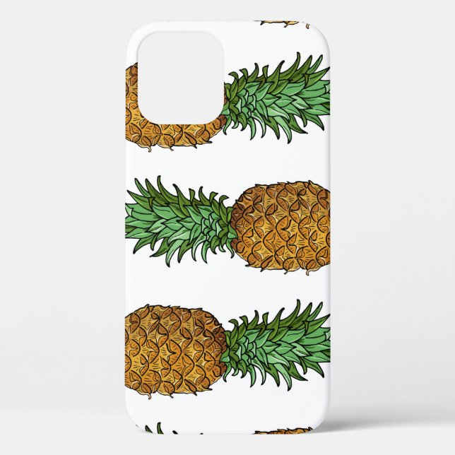 Pineapple Brightness: Summer Tropical Illustration Case-Mate iPhone Case (Back)
