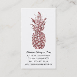 Pineapple Business Cards