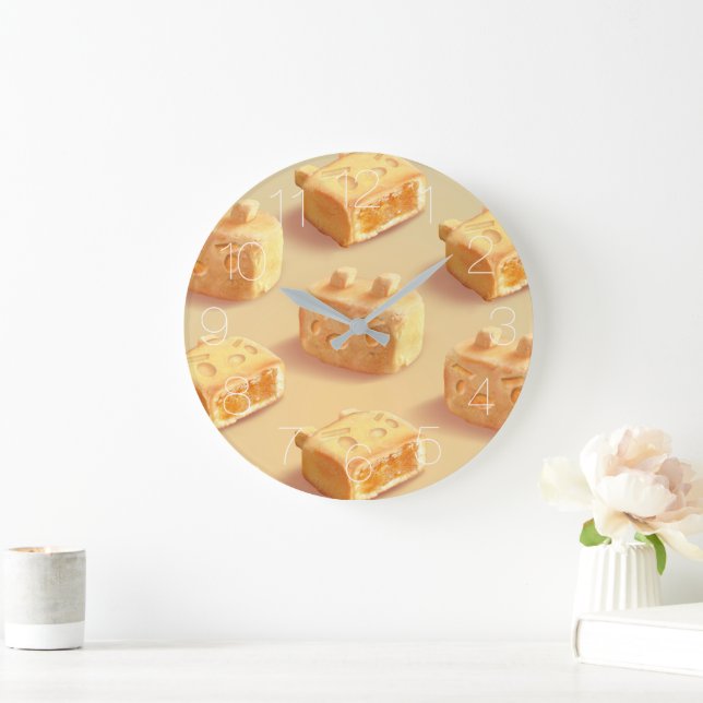 Pineapple Cake Large Clock (Home)