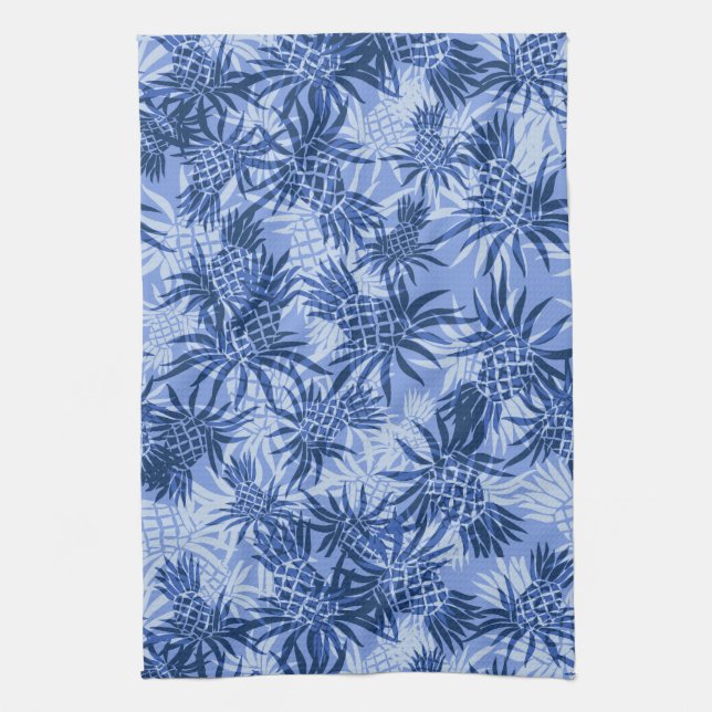 Pineapple Camo Hawaiian Kitchen Towel (Vertical)