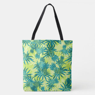 Pineapple Camo Hawaiian Tropical Beach Bag