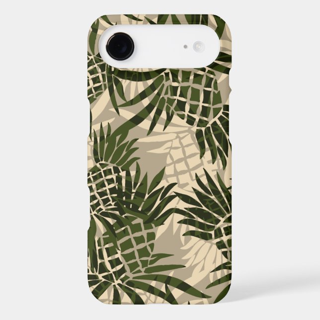 Pineapple Camo Hawaiian Tropical Case-Mate iPhone Case (Back)
