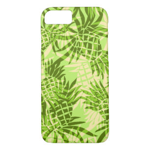 Pineapple Camo Hawaiian Tropical - Lime iPhone 8/7 Case