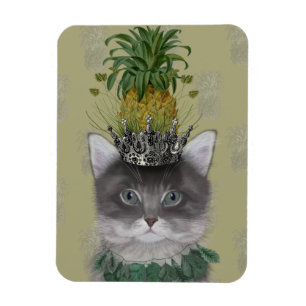 Pineapple Cat Magnet