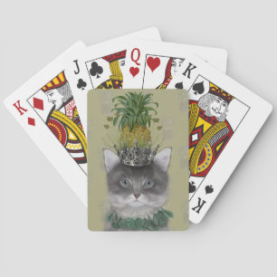 Pineapple Cat Playing Cards