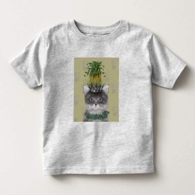 Pineapple Cat Toddler T-Shirt (Front)