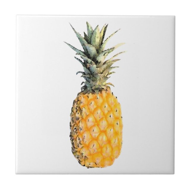 pineapple ceramic tile (Front)