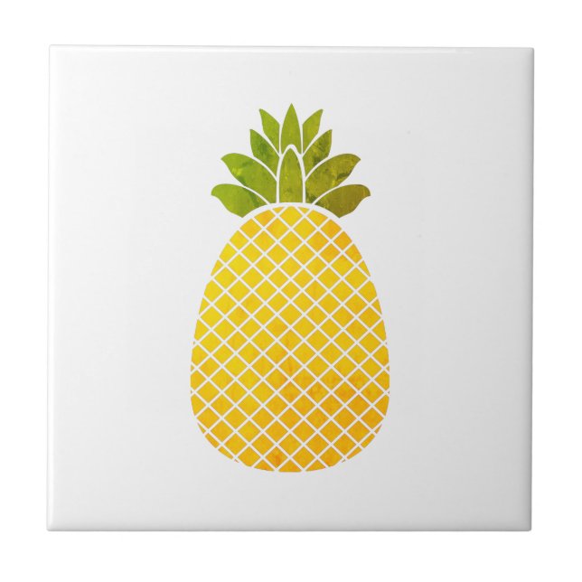 Pineapple Ceramic Tile (Front)