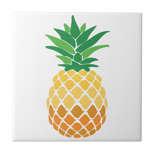 Pineapple Ceramic Tile (Front)