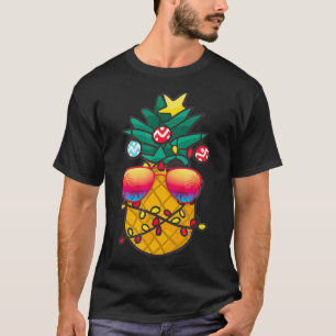 Pineapple Christmas Tree Beach Summer Sunglasses G T-Shirt