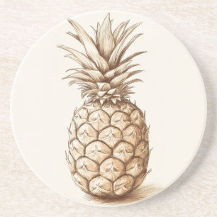 Pineapple coaster