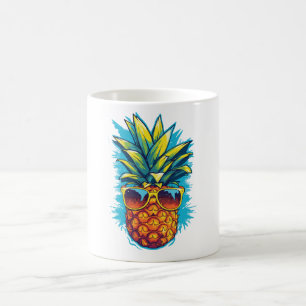 pineapple coffee mug