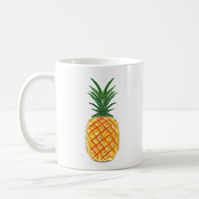 Pineapple Coffee Mug (Left)