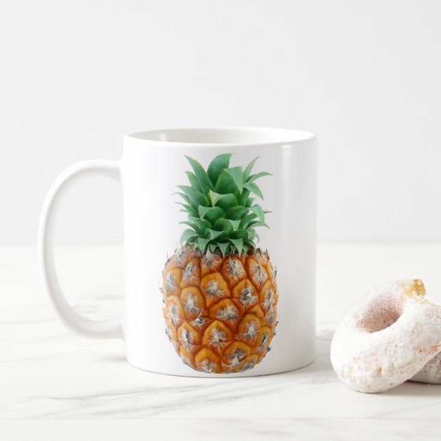Pineapple Coffee Mug (With Donut)