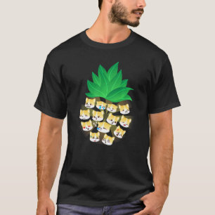 Pineapple Corgi For Men Women Kids Dog Pet Owners T-Shirt