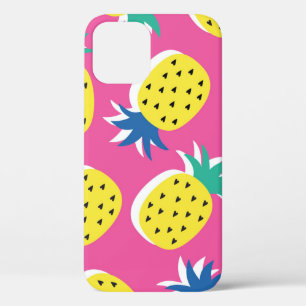 Pineapple Crazy Colors: Childish Pop-Art. iPhone 12 Case