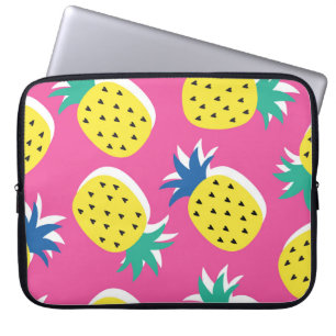 Pineapple Crazy Colours: Childish Pop-Art. Laptop Sleeve