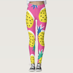 Pineapple Crazy Colours: Childish Pop-Art. Leggings