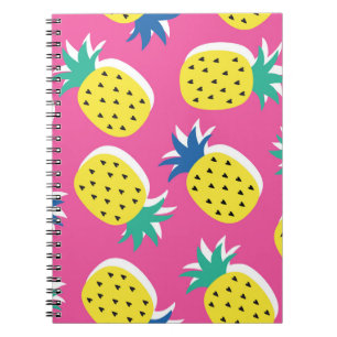 Pineapple Crazy Colours: Childish Pop-Art. Notebook