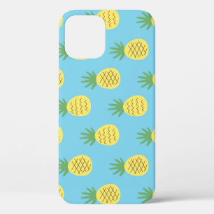 Pineapple Delight: Tropical Fruit Print iPhone 12 Case