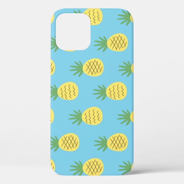Pineapple Delight: Tropical Fruit Print Case-Mate iPhone Case (Back)
